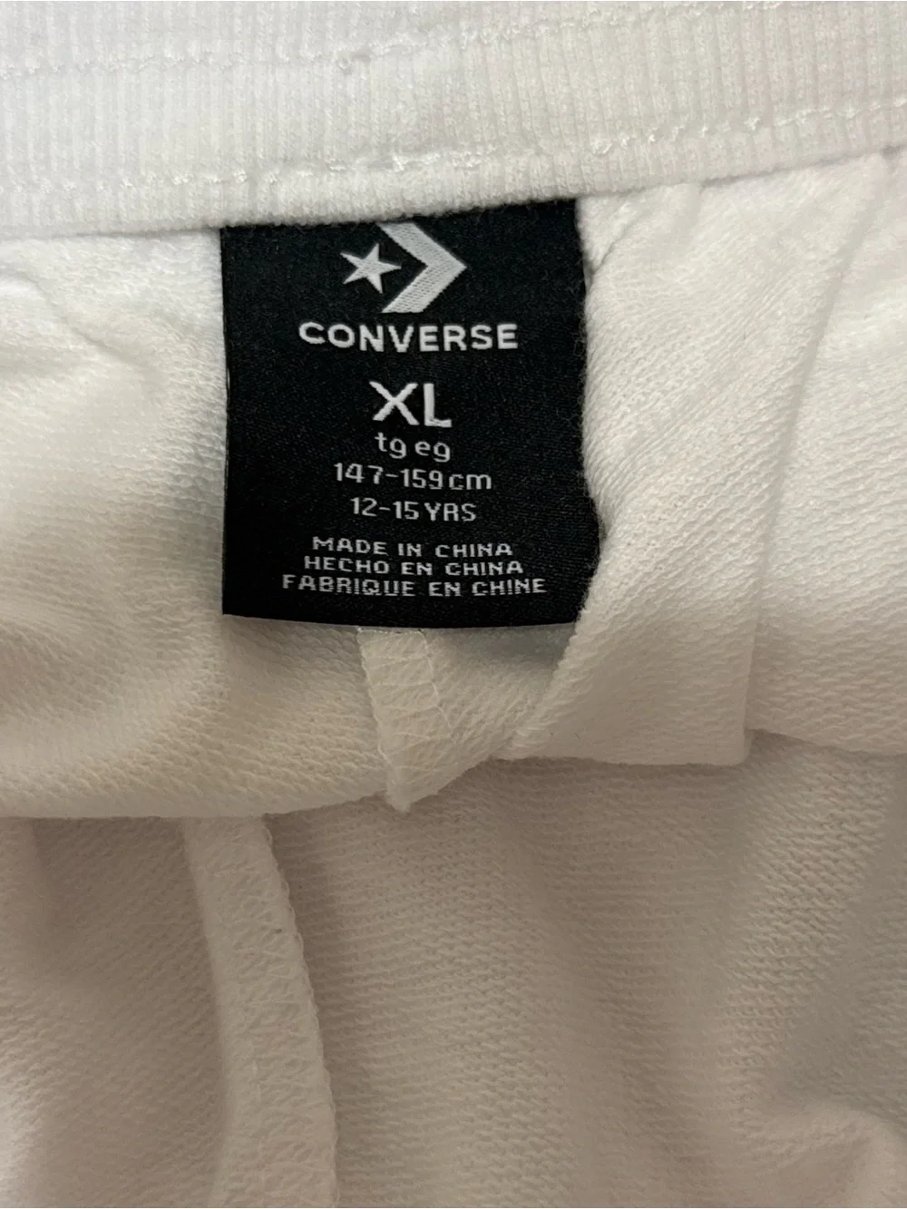 Converse White Skort with Light Blue Accent